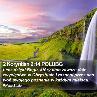 2 Koryntian 2:14 POLUBG Bible Verse Image