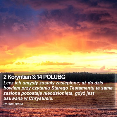2 Koryntian 3:14 POLUBG Bible Verse Image