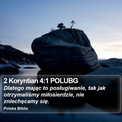 2 Koryntian 4:1 POLUBG Bible Verse Image