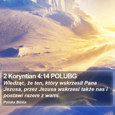 2 Koryntian 4:14 POLUBG Bible Verse Image