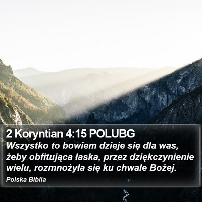 2 Koryntian 4:15 POLUBG Bible Verse Image