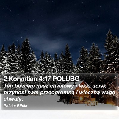 2 Koryntian 4:17 POLUBG Bible Verse Image