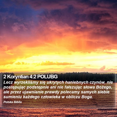 2 Koryntian 4:2 POLUBG Bible Verse Image