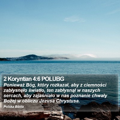 2 Koryntian 4:6 POLUBG Bible Verse Image