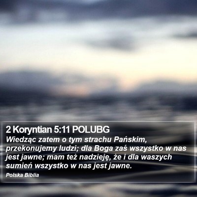 2 Koryntian 5:11 POLUBG Bible Verse Image