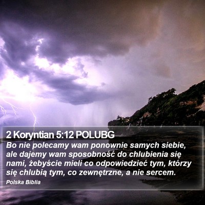 2 Koryntian 5:12 POLUBG Bible Verse Image