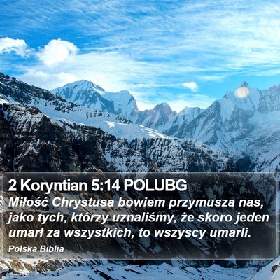 2 Koryntian 5:14 POLUBG Bible Verse Image