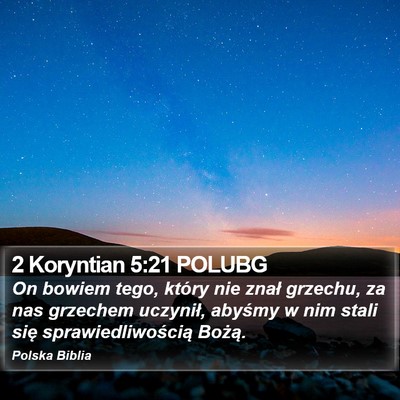 2 Koryntian 5:21 POLUBG Bible Verse Image