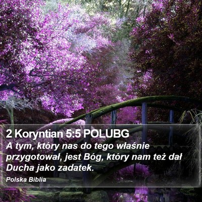 2 Koryntian 5:5 POLUBG Bible Verse Image
