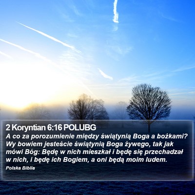2 Koryntian 6:16 POLUBG Bible Verse Image