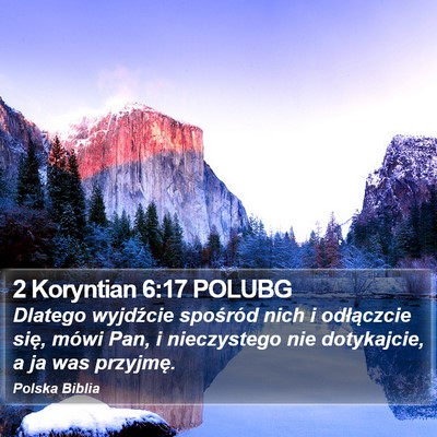 2 Koryntian 6:17 POLUBG Bible Verse Image
