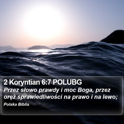 2 Koryntian 6:7 POLUBG Bible Verse Image