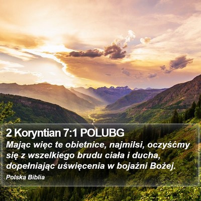 2 Koryntian 7:1 POLUBG Bible Verse Image