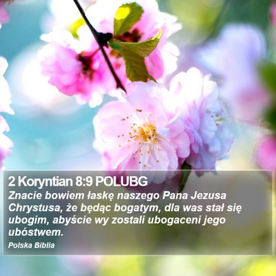 2 Koryntian 8:9 POLUBG Bible Verse Image