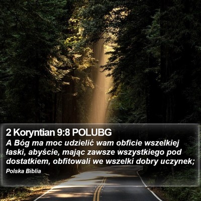 2 Koryntian 9:8 POLUBG Bible Verse Image