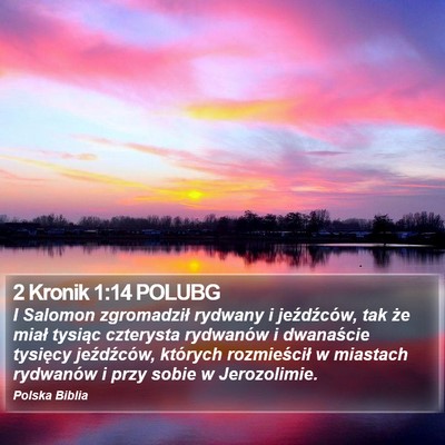 2 Kronik 1:14 POLUBG Bible Verse Image