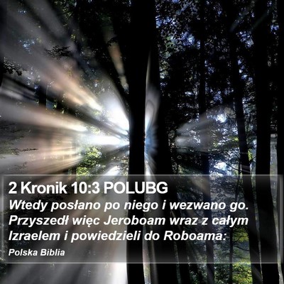 2 Kronik 10:3 POLUBG Bible Verse Image