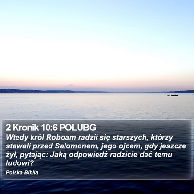 2 Kronik 10:6 POLUBG Bible Verse Image