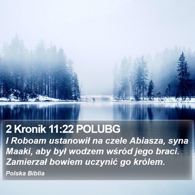 2 Kronik 11:22 POLUBG Bible Verse Image