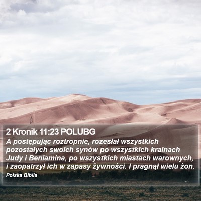 2 Kronik 11:23 POLUBG Bible Verse Image