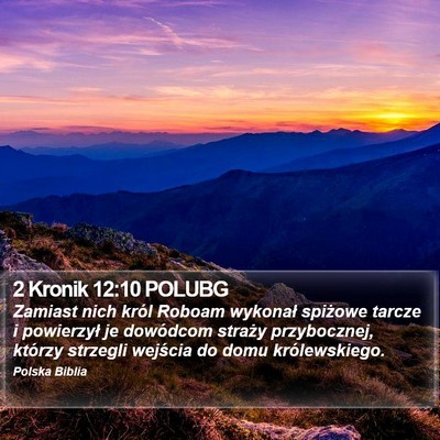 2 Kronik 12:10 POLUBG Bible Verse Image