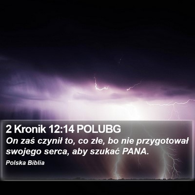 2 Kronik 12:14 POLUBG Bible Verse Image