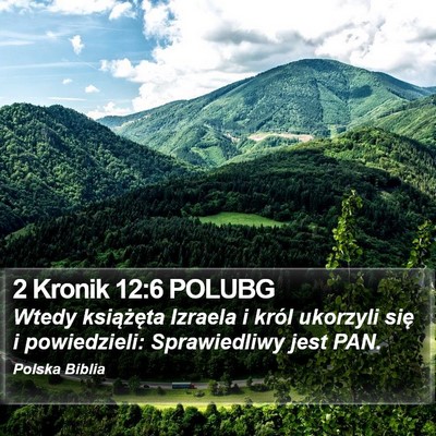 2 Kronik 12:6 POLUBG Bible Verse Image