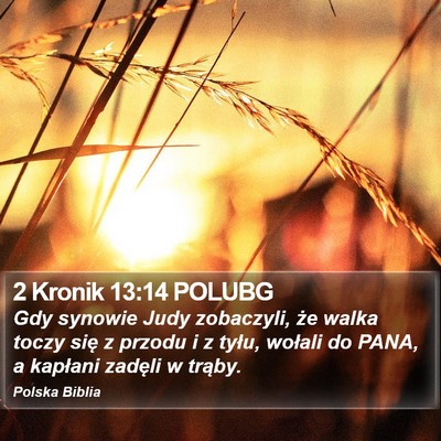 2 Kronik 13:14 POLUBG Bible Verse Image