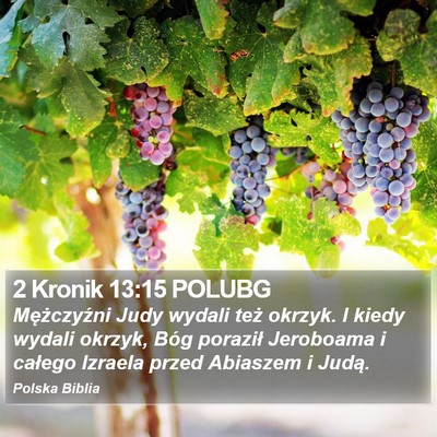 2 Kronik 13:15 POLUBG Bible Verse Image