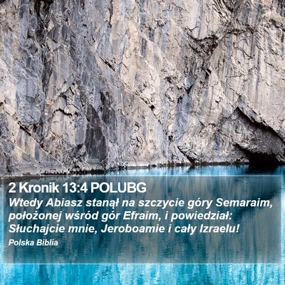 2 Kronik 13:4 POLUBG Bible Verse Image