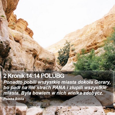 2 Kronik 14:14 POLUBG Bible Verse Image