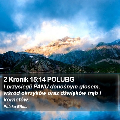 2 Kronik 15:14 POLUBG Bible Verse Image