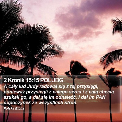 2 Kronik 15:15 POLUBG Bible Verse Image