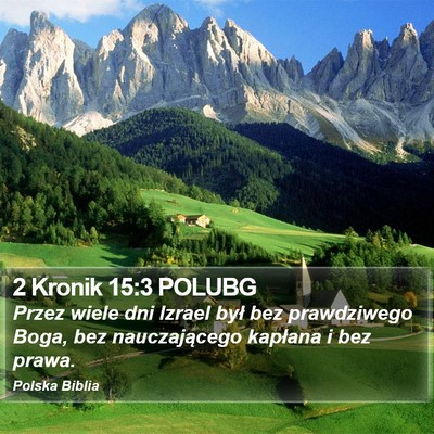 2 Kronik 15:3 POLUBG Bible Verse Image