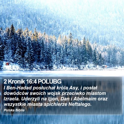 2 Kronik 16:4 POLUBG Bible Verse Image