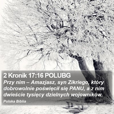 2 Kronik 17:16 POLUBG Bible Verse Image