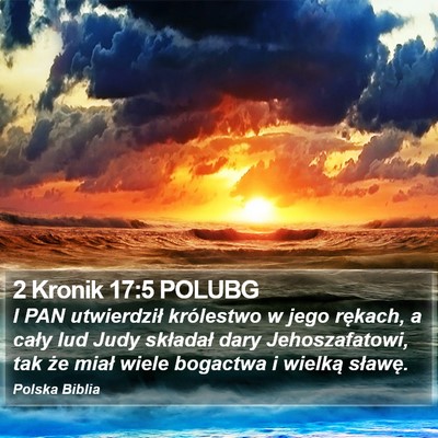 2 Kronik 17:5 POLUBG Bible Verse Image