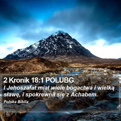 2 Kronik 18:1 POLUBG Bible Verse Image