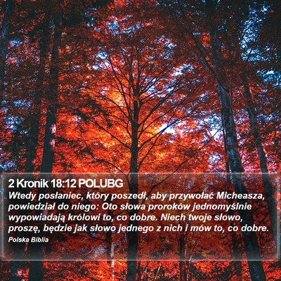 2 Kronik 18:12 POLUBG Bible Verse Image