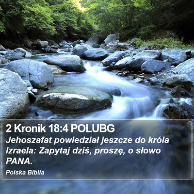 2 Kronik 18:4 POLUBG Bible Verse Image