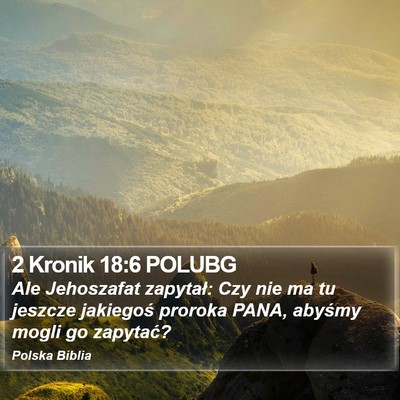 2 Kronik 18:6 POLUBG Bible Verse Image