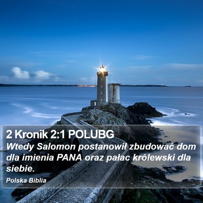 2 Kronik 2:1 POLUBG Bible Verse Image