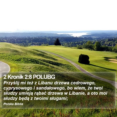2 Kronik 2:8 POLUBG Bible Verse Image