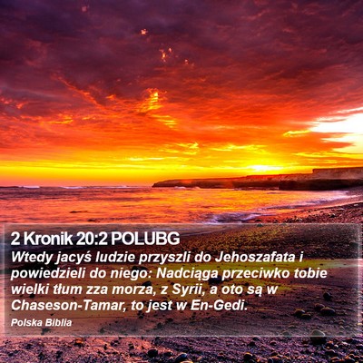 2 Kronik 20:2 POLUBG Bible Verse Image