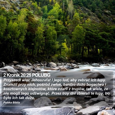 2 Kronik 20:25 POLUBG Bible Verse Image
