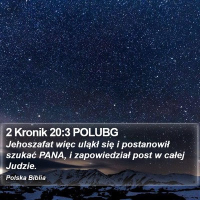 2 Kronik 20:3 POLUBG Bible Verse Image