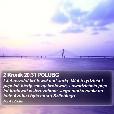 2 Kronik 20:31 POLUBG Bible Verse Image