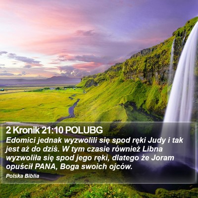 2 Kronik 21:10 POLUBG Bible Verse Image