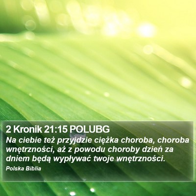 2 Kronik 21:15 POLUBG Bible Verse Image