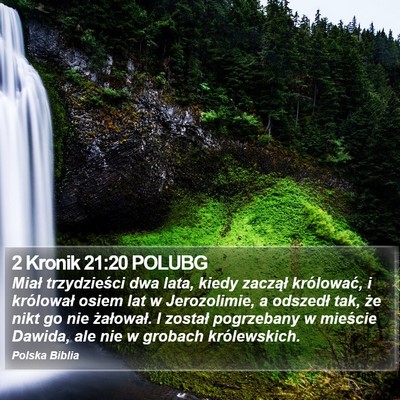 2 Kronik 21:20 POLUBG Bible Verse Image